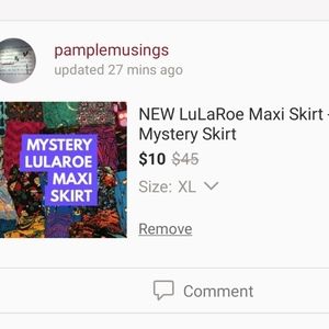 Mystery Maxi skirt LLR XL